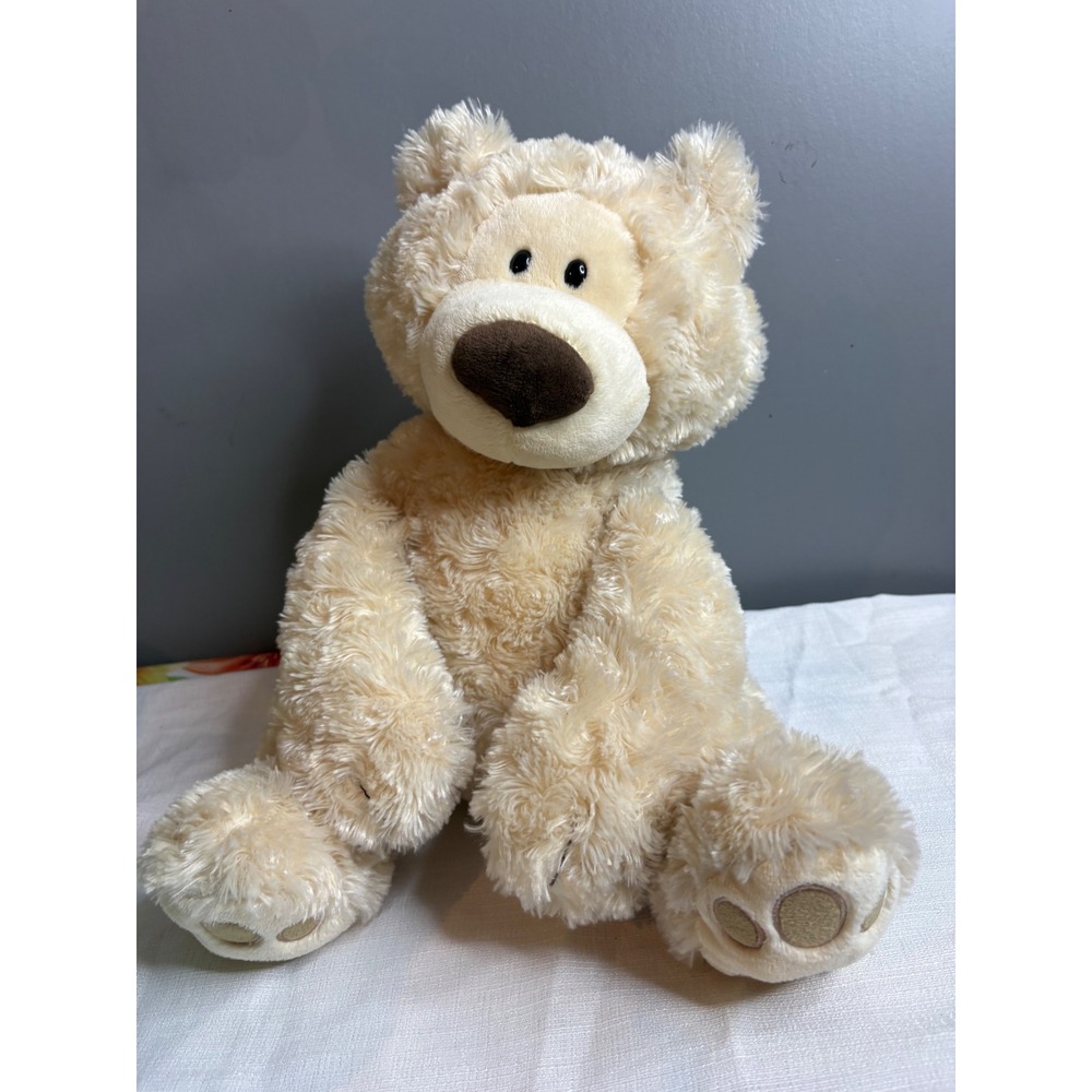 Gund Philbin Teddy Bear Beige Cream Plush Stuffed Animal 319927
